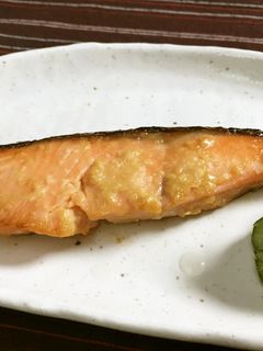 美人レシピ・鮭の味噌漬け焼き-レシピのメイン写真