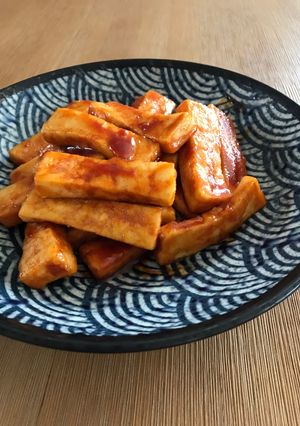 高野豆腐で甘辛トッポギ風-レシピのメイン写真