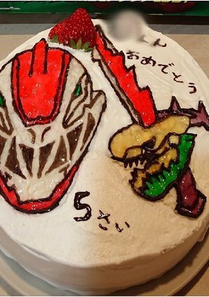 リュウソウジャーケーキ-レシピのメイン写真