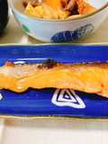 白だし漬け焼き鮭