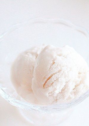 ココナッツミルクのアイスクリーム-レシピのメイン写真