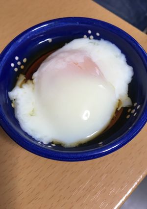 水筒で簡単！温泉卵♪-レシピのメイン写真