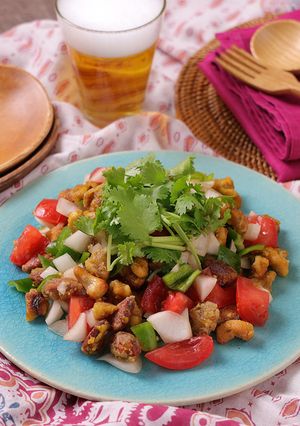 夏にぴったり！カレーナッツと夏野菜サラダ-レシピのメイン写真