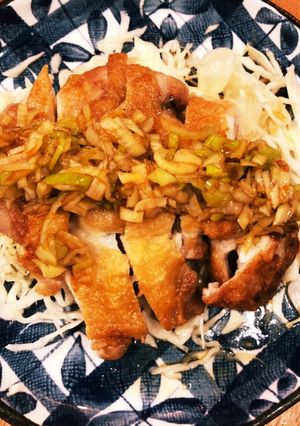 本当に美味しい！油で揚げない焼き油淋鶏-レシピのメイン写真