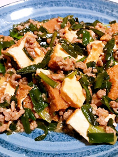 厚揚げの麻婆豆腐風炒め-レシピのメイン写真