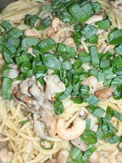 舞茸と小海老の和風パスタ*-レシピのメイン写真