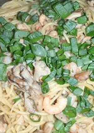 舞茸と小海老の和風パスタ*-レシピのメイン写真