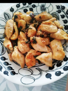 簡単に♪胸肉のシソ風味炒め-レシピのメイン写真