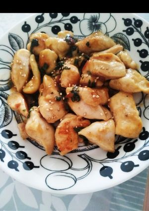 簡単に♪胸肉のシソ風味炒め-レシピのメイン写真