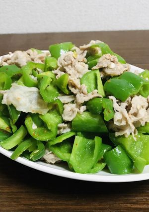 ピーマンと豚肉のピリ辛炒め-レシピのメイン写真