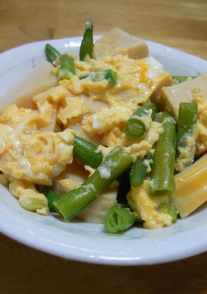 高野豆腐とたけのこの卵とじ-レシピのメイン写真