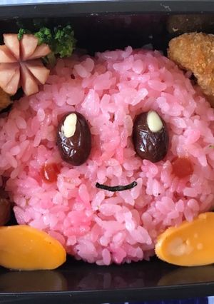 赤飯でカービィ☆-レシピのメイン写真