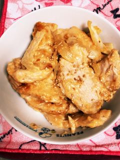 鶏胸肉の味噌マヨ炒め-レシピのメイン写真