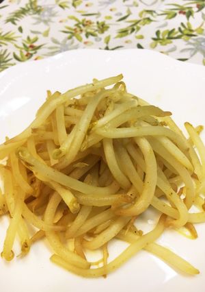 超簡単☆カレー味のモヤシ炒め-レシピのメイン写真