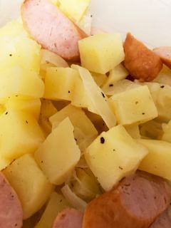 ジャーマンポテト風炒め(レンチン)-レシピのメイン写真