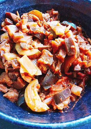 なすたっぷりラタトゥイユ(月曜断食用)-レシピのメイン写真