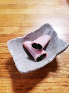 簡単!ハム巻きほうれん草☆お弁当にも-レシピのメイン写真