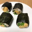 腸まで届くなめ茸おろし稲荷のおにぎらず