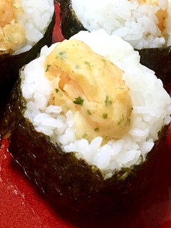 海老の天ぷらでおむすび-レシピのメイン写真