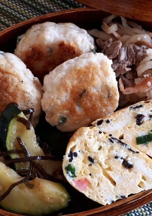 女子弁当　鶏つくね-レシピのメイン写真