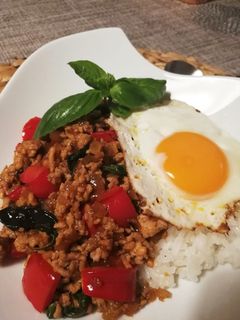 ★【パプリカ】たっぷりガパオライス★-レシピのメイン写真