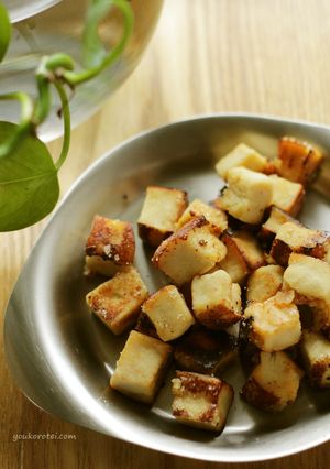 フライパンで♪高野豆腐のしっとりおやつ☆-レシピのメイン写真