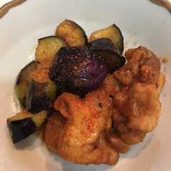 鶏肉とナスの甘酢！おいしいですよ！-レシピのメイン写真