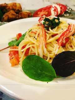 ずわい蟹の冷製パスタ-レシピのメイン写真
