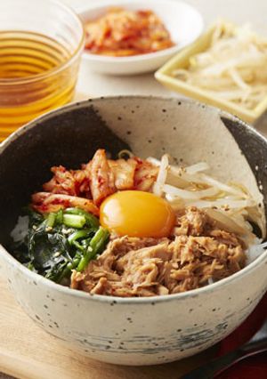 焼肉のたれでビビンバ風ツナ丼-レシピのメイン写真