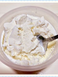 低糖質ヨーグルトアイスクリーム-レシピのメイン写真