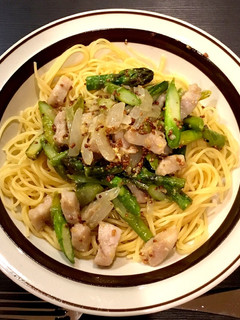 塩豚とアスパラガスのパスタ-レシピのメイン写真