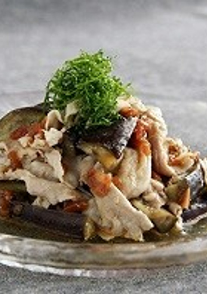 豚肉と茄子の梅だれ-レシピのメイン写真