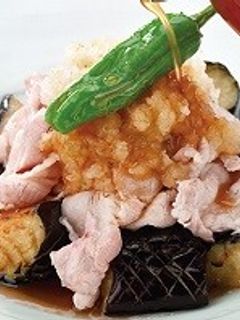茄子と豚しゃぶの柚子胡椒風味-レシピのメイン写真