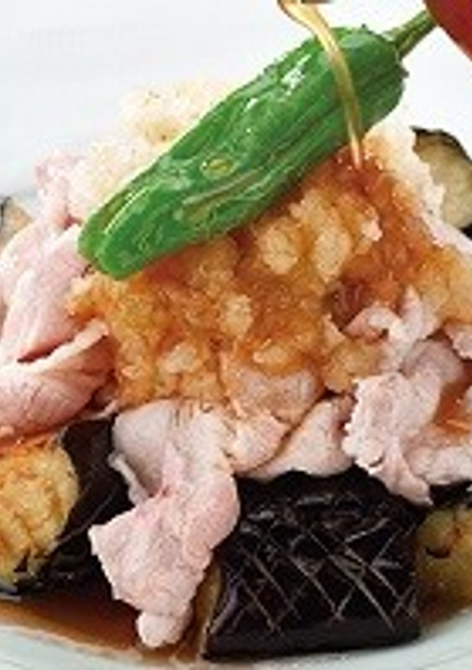 茄子と豚しゃぶの柚子胡椒風味-レシピのメイン写真