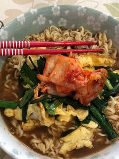 まんまだけど…ニラ玉ラーメン-レシピのメイン写真