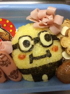 キャラ弁 ミニオン-レシピのメイン写真