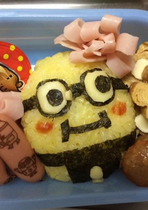 キャラ弁 ミニオン-レシピのメイン写真