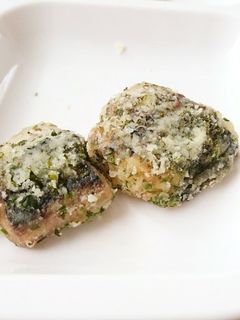 幼児食◆サバ缶の磯辺揚げ焼き◆冷凍OK-レシピのメイン写真