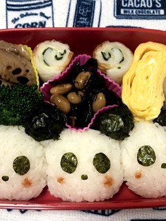 超簡単!パンダキャラ弁-レシピのメイン写真