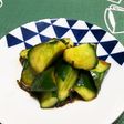 きゅうりと塩昆布バルサミコ酢漬け