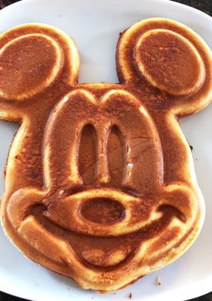 プロテイン入り朝ご飯ワッフル(^-^)-レシピのメイン写真