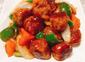 揚げない！時短☆簡単☆豚こま肉団子の酢豚-レシピのメイン写真