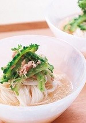 ゴーヤとツナの冷やしそうめん-レシピのメイン写真