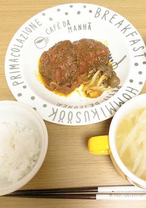 トマト煮込みハンバーグ-レシピのメイン写真