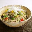 彩り野菜のそぼろ丼(権太呂だし使用)