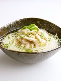 鶏ささみと生姜のそうめん(権太呂だし使用-レシピのメイン写真