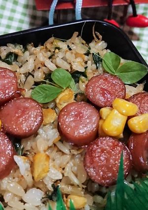 簡単に！お花弁当！【ウインナーフラワー】-レシピのメイン写真