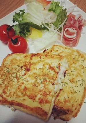 とろーりチーズソースのクロックムッシュ-レシピのメイン写真