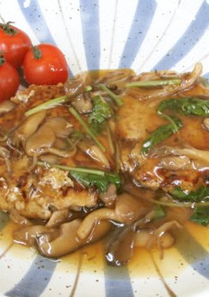 まいたけパウダー入りきのこ豆腐ハンバーグ-レシピのメイン写真