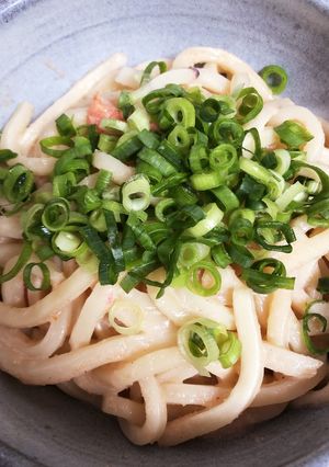 明太豆乳うどん-レシピのメイン写真
